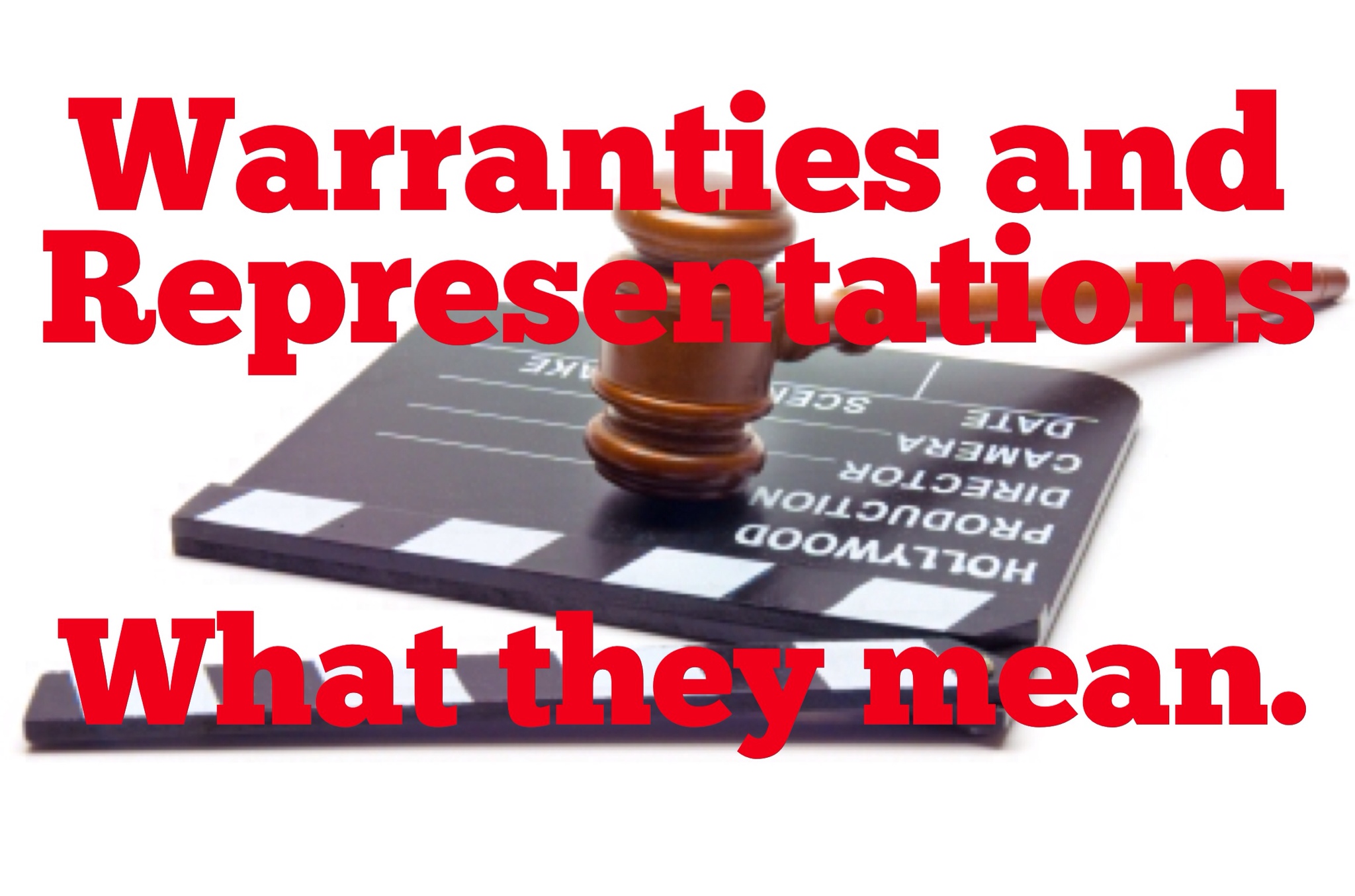 meaning of representations and warranties